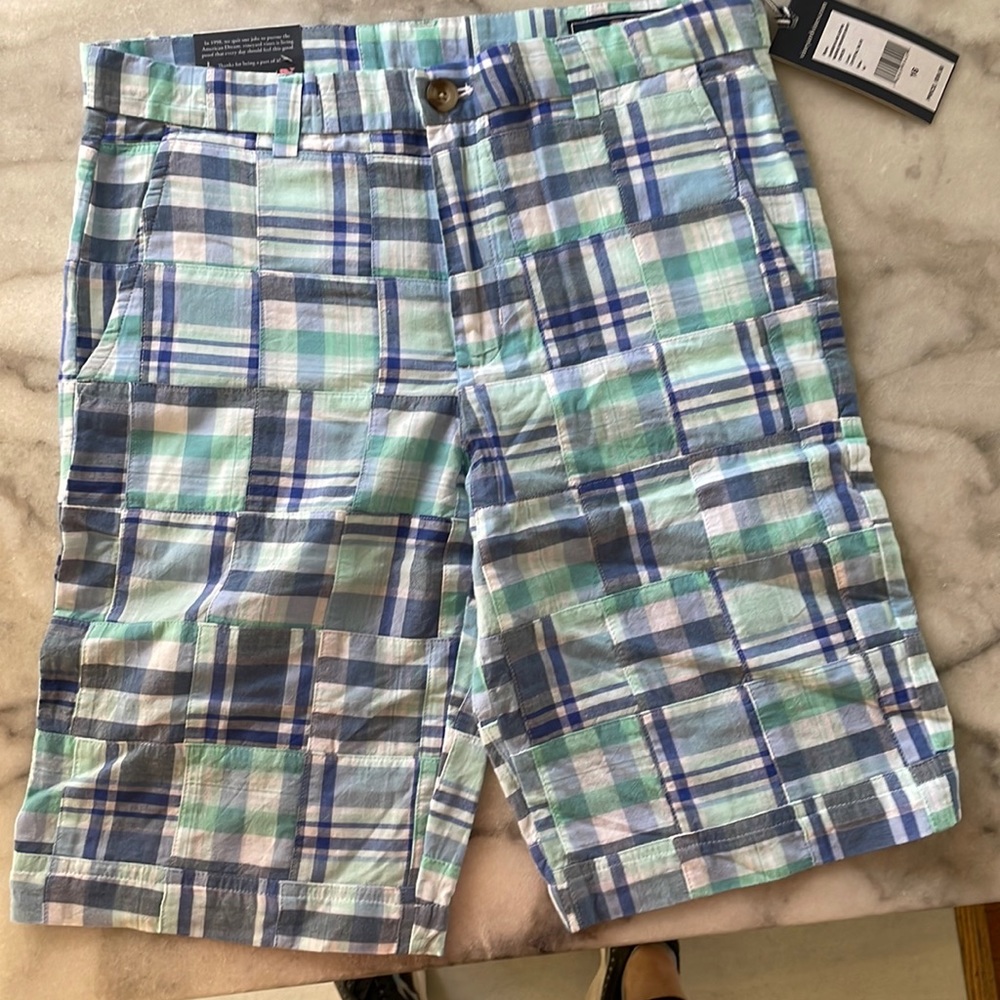NWT. Size 16 vineyard vines plaid Breaker Shorts.